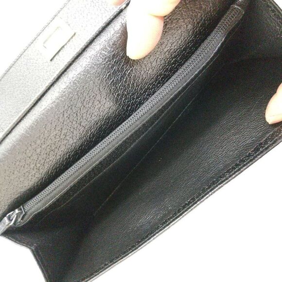 Authentic GUCCI Long Black Leather Wallet in Excellent Condition - Picture 4 of 9